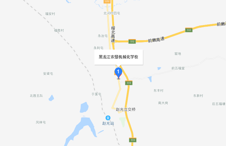 黑龍江農(nóng)墾機(jī)械化學(xué)校地址、校園在哪里