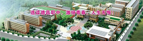 四川省德昌縣職業(yè)高級中學(xué)（德昌職中）校園鳥瞰圖