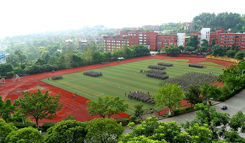 重慶信息技術(shù)職業(yè)學(xué)院新生軍訓(xùn)