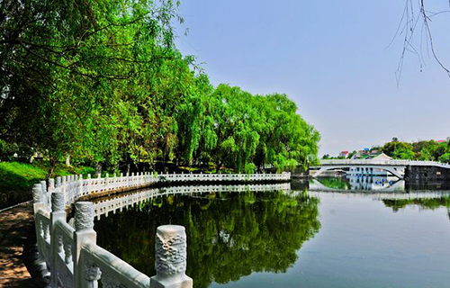 重慶信息技術(shù)職業(yè)學(xué)院湖畔風景