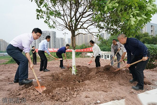 重慶城市管理職業(yè)學(xué)院植樹(shù)活動(dòng)