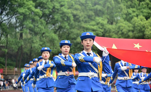 重慶青年職業(yè)技術學院女子國旗班