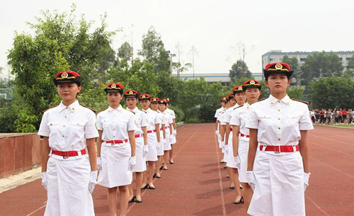 重慶交通職業(yè)學(xué)院國(guó)旗班