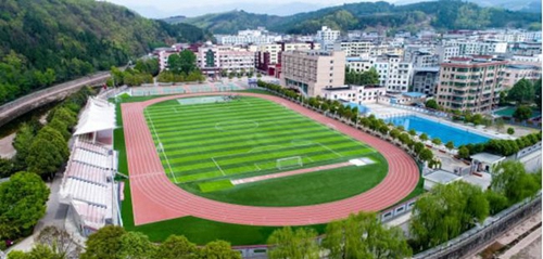 四川省廣元市元壩中學(xué)校園全景