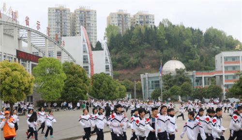 蓬溪中學校園風光