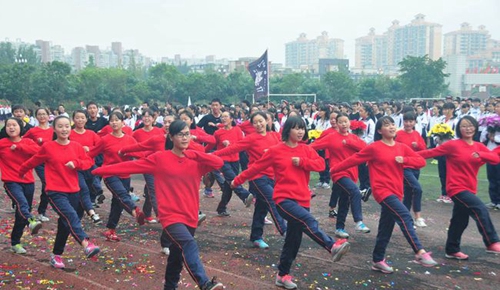 成都市新都香城中學(xué)運動會活動