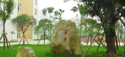 郫都區(qū)第四中學(xué)校園石